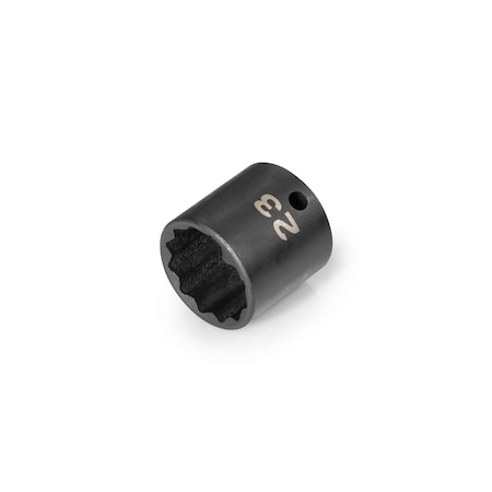 Tekton 3/8 Inch Drive x 23 mm 12-Point Impact Socket SID12323